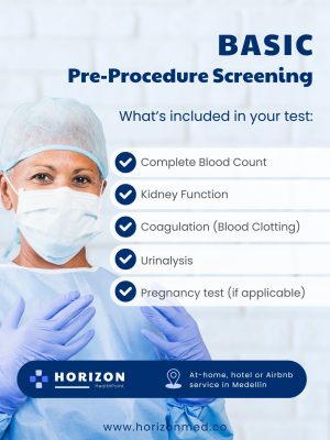 basic pre procedure screening